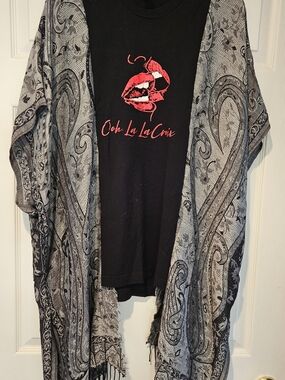 Upcycled Mix And Match Vintage T Shirt Poncho